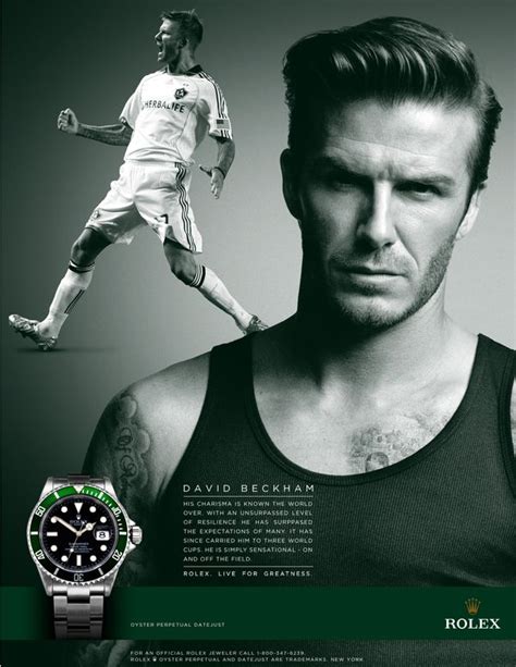 david beckham rolex ad.